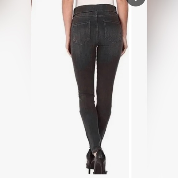 Liverpool The Slim Grey Pull On Jeans Size 14 - Picture 2 of 10